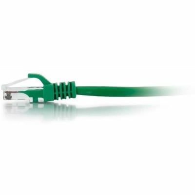 Quiktron 3ft Q-Series Cat6a Snagless (UTP) Ethernet Network Patch Cable, CM Rated - Green
