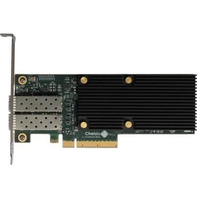 Chelsio 2-port Low Profile 1/10GbE UWire Adapter with PCI-E x8 Gen 3, SFP+ connector