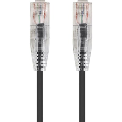 SLIMRUN  CAT6 UTP CABLE-10FT BLACK