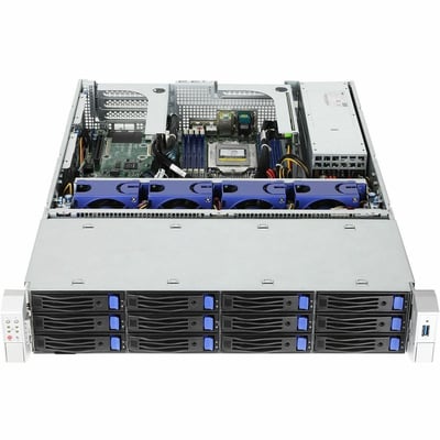 ASROCK RACK 2U12L2S-ROME/2T 2U RACKMOUNT STORAGE SERVER BAREBONE AMD EPYC 7003 A
