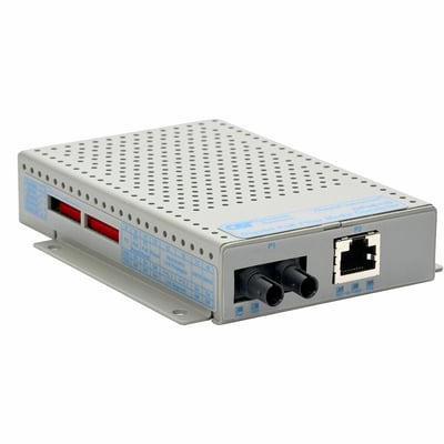 10/100/1000 RJ-45 POE+ MEDIA CO NVERTER ST SM 1310 12KM AC US