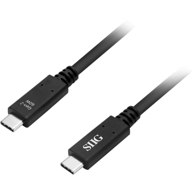 SIIG USB 3.1 Type-C Gen 2 Cable 60W - 1M