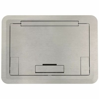 Wiremold Evolution Series EFB45 Floor Box Surface Style Cover with Solid Lid