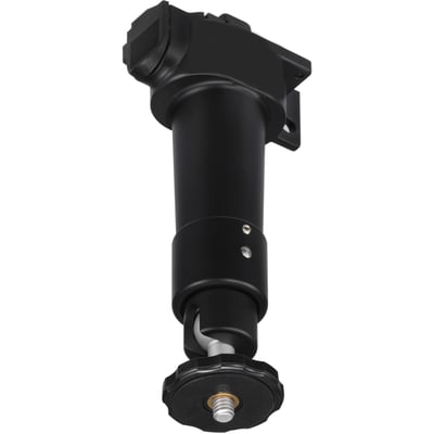 LIGHT RAIL MOUNTING BRACKET FOR A CAMERA WITH TRIPOD SCREW HOLE, BLACK COLOR