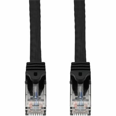 AddOn 2ft Black CAT 6A PVC Ethernet Cable Snagless Easy Boot RJ-45 M/M