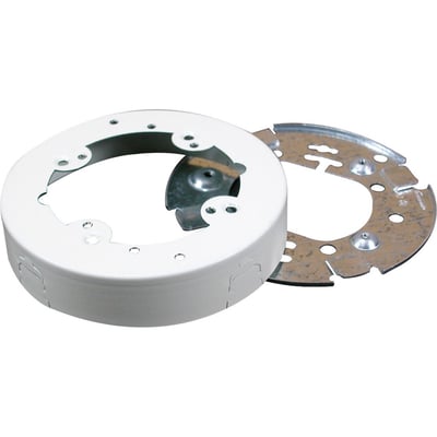 Wiremold Raceway Mounting Box - White