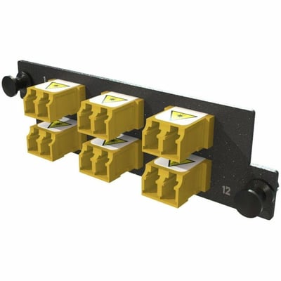 ADPT PANEL HDFP 6 KEYED LC DX 12F GREEN MOQ 1