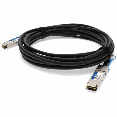 AddOn Brocade&reg; (Formerly) 40G-QSFP-QSFP-C-0201 to Fortinet&reg; FG-TRAN-QSFP-4SFP-2 Compatible TAA Compliant 40GBase-CU QSFP+ to QSFP+ Direct Attach Cable (Active Twinax, 2m)