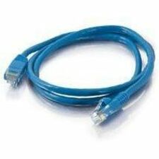 Quiktron Q-Series Patch Cords, CAT5E, Booted, Blue, 10 FT