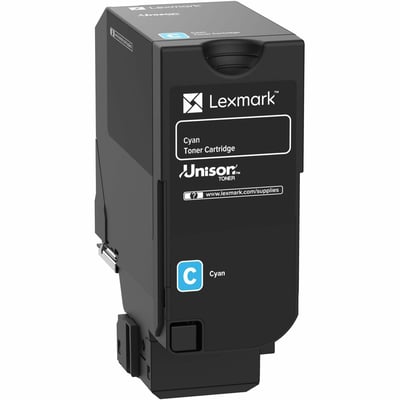 Lexmark Unison Original Laser Toner Cartridge - Return Program - Cyan Pack