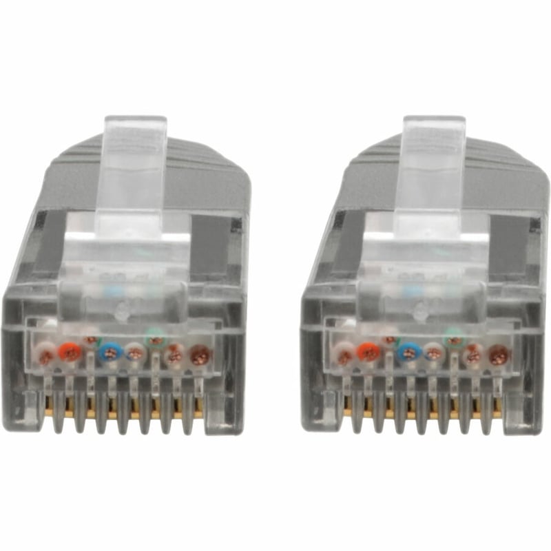 Eaton Tripp Lite Series Cat6 Gigabit Molded (UTP) Ethernet Cable (RJ45 M/M), PoE, Gray, 2 ft. (0.61 m) - Thumbnail 2