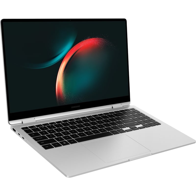 Samsung Galaxy Book3 360 NP754QFG-KB1US 15.6" Touchscreen Convertible 2 in 1 Notebook - Full HD - 60 Hz - Intel Core i7 13th Gen i7-1360P - Intel Evo Platform - 16 GB - 512 GB SSD - Silver - Thumbnail 2