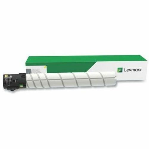 Lexmark Original Laser Toner Cartridge - Yellow - 1 Each - Thumbnail 1