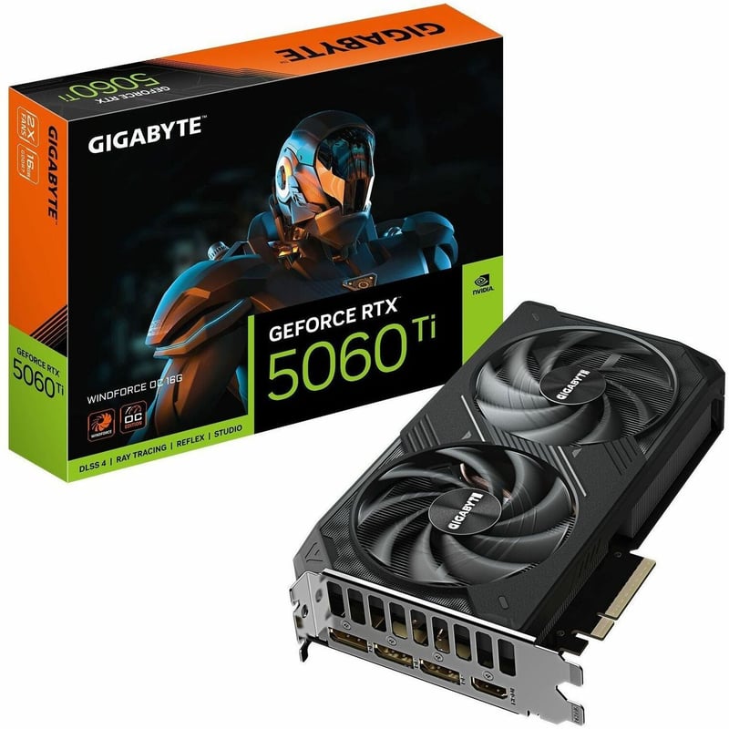 GIGABYTE NVIDIA GeForce RTX 5060 Ti Graphic Card - 16 GB GDDR7 - Thumbnail 1