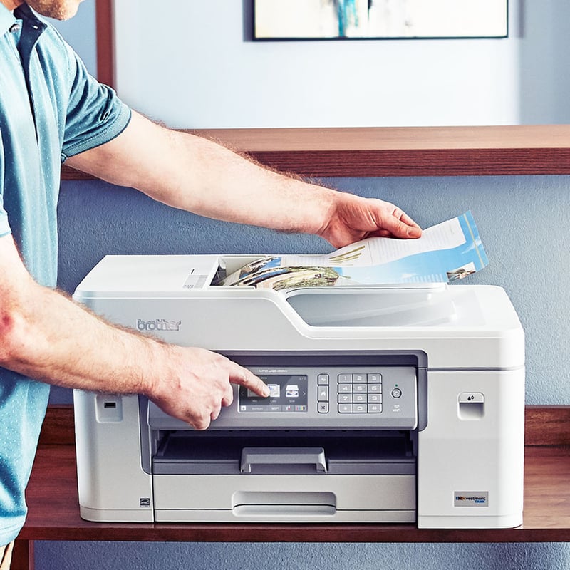Brother MFC-J6545DW INKvestment Tank Color Inkjet All-in-One Printer with Wireless, Duplex Printing, 11" x 17" Scan Glass and Up to 1-Year of Ink In-box - Thumbnail 5