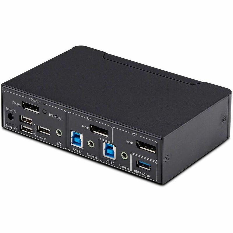 2-PORT DISPLAYPORT KVM SWITCH 4K 60HZ USB 3.0 EDID MANAGEMENT - Thumbnail 3