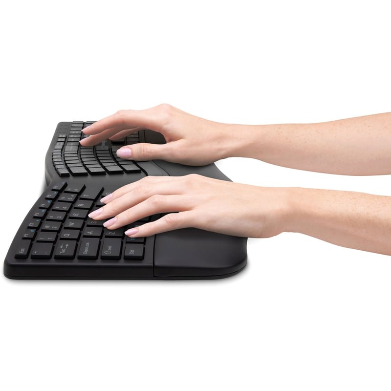 Kensington Pro Fit Ergo Wireless Keyboard-Black - Thumbnail 3