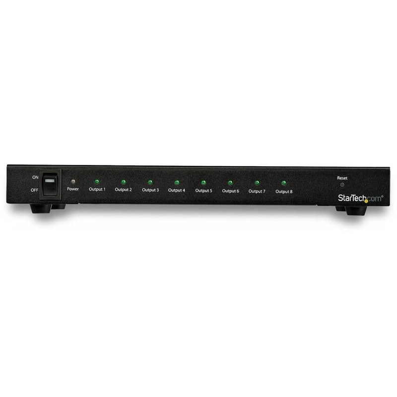 StarTech.com 8-Port 4K 60Hz HDMI Splitter - HDR Support - HDMI 2.0 Splitter - 7.1 Surround Sound Audio - Thumbnail 3