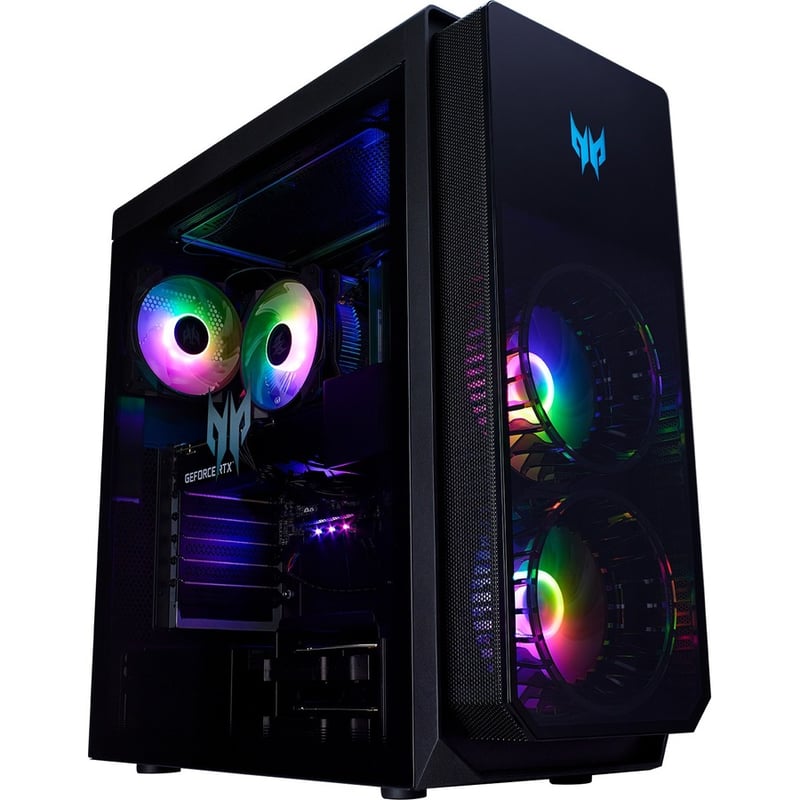 Acer Predator Orion 5000 PO5-640 PO5-64-UD11 Gaming Desktop Computer - Intel Core i7 12th Gen i7-12700 Dodeca-core (12 Core) 2.10 GHz - 16 GB RAM DDR5 SDRAM - 2 TB HDD - 1 TB PCI Express SSD - Thumbnail 3
