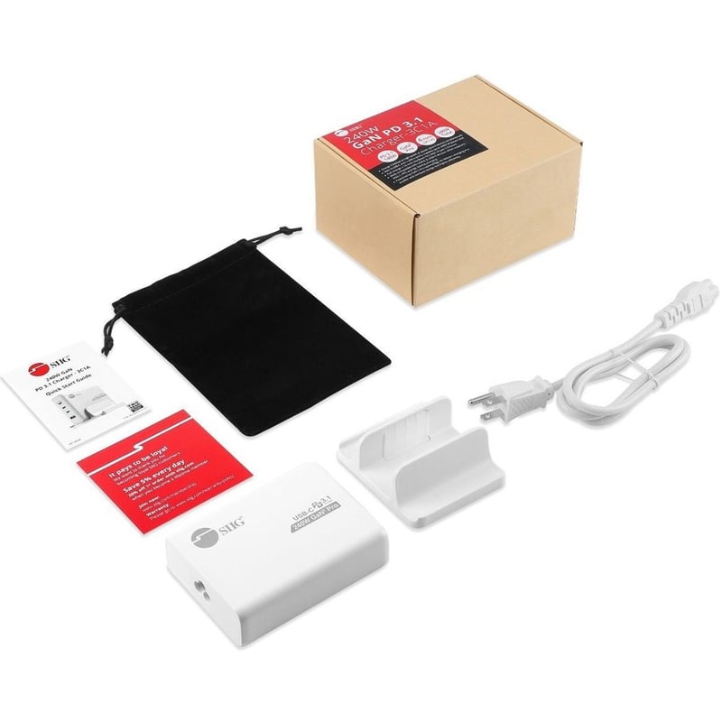 SIIG 240W GaN PD 3.1 Charger - 3C1A - Thumbnail 2