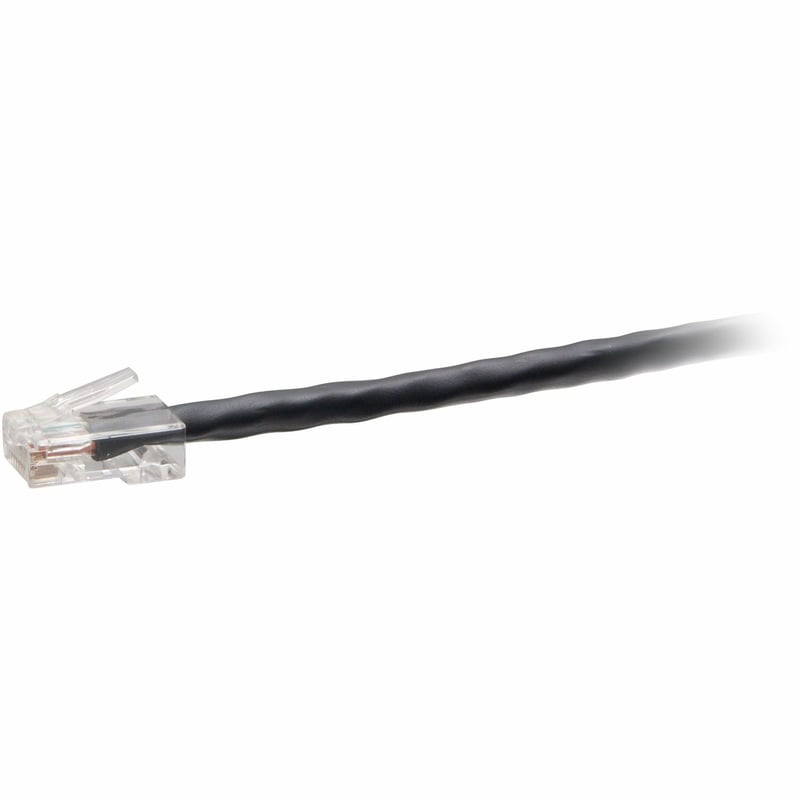 QS 6FT/1.8M BLK NON BOOTED C6 UTP CM TAA