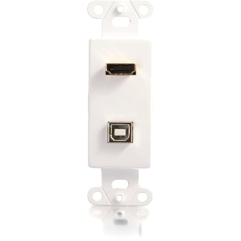 C2G HDMI and USB Pass Through Wall Plate - Thumbnail 2