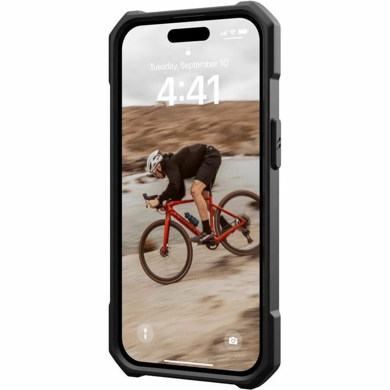 UAG RUGGED CASE FOR IPHONE 13 14 15 -ESSENTIAL ARMOR W/MAGSAFE- BLACK - Thumbnail 3