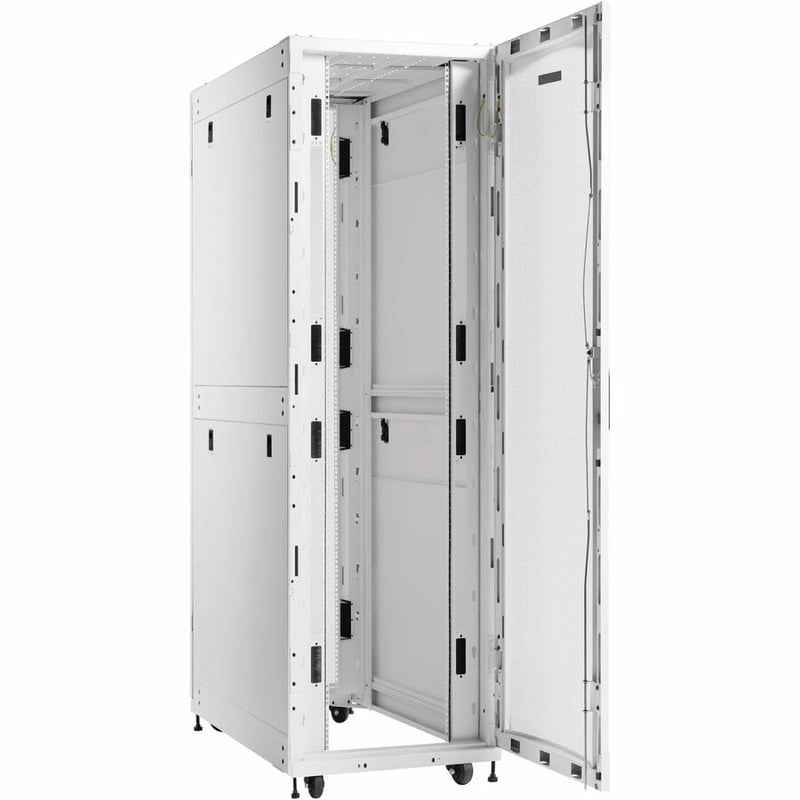 48U STANDARD-DEPTH/WIDTH RACK HEAVYDUTY RACK FOR AI SERVERS WHITE - Thumbnail 2