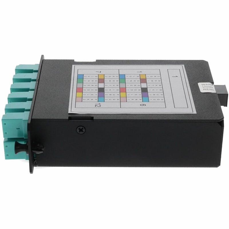 AddOn 4-Bay Cassette 24-Fiber MPO In, 12 LC Duplex Out, Multi-mode Duplex OM4 - MPO type A - Thumbnail 2