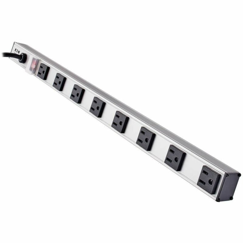 Tripp Lite by Eaton 8-Outlet Vertical Power Strip 120V 15A 15 ft. (4.57 m) Cord 5-15P 24 in. - Thumbnail 1