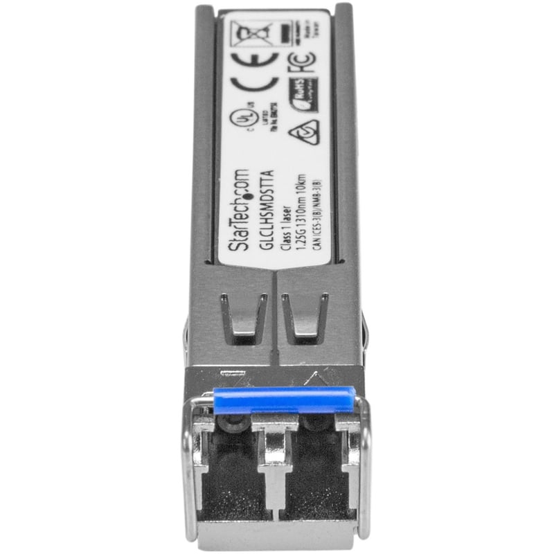 StarTech.com Cisco GLC-LH-SMD Compatible SFP Module - 1000BASE-LX/LH - 1GE Gigabit Ethernet 1GbE Single Mode Fiber SMF Optic Transceiver - Thumbnail 2