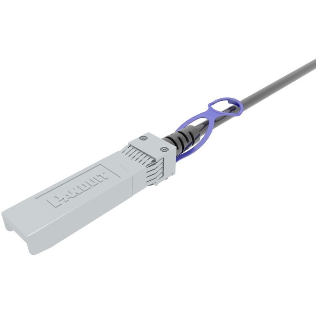 Panduit SFP+ 10G Direct Attach Copper, White, 1 Meter - Thumbnail 1