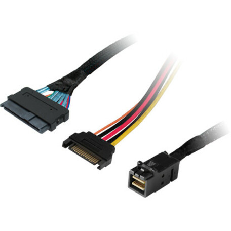 HighPoint SFF-8643 to U.2 SFF-8639 connector with 15-pin SATA Power Connector - Thumbnail 3