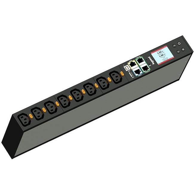 Legrand Rack PDU, Network Metered, ZeroU, 24A, 120V, (24) 5-20R, L5-30P Cord - Thumbnail 1