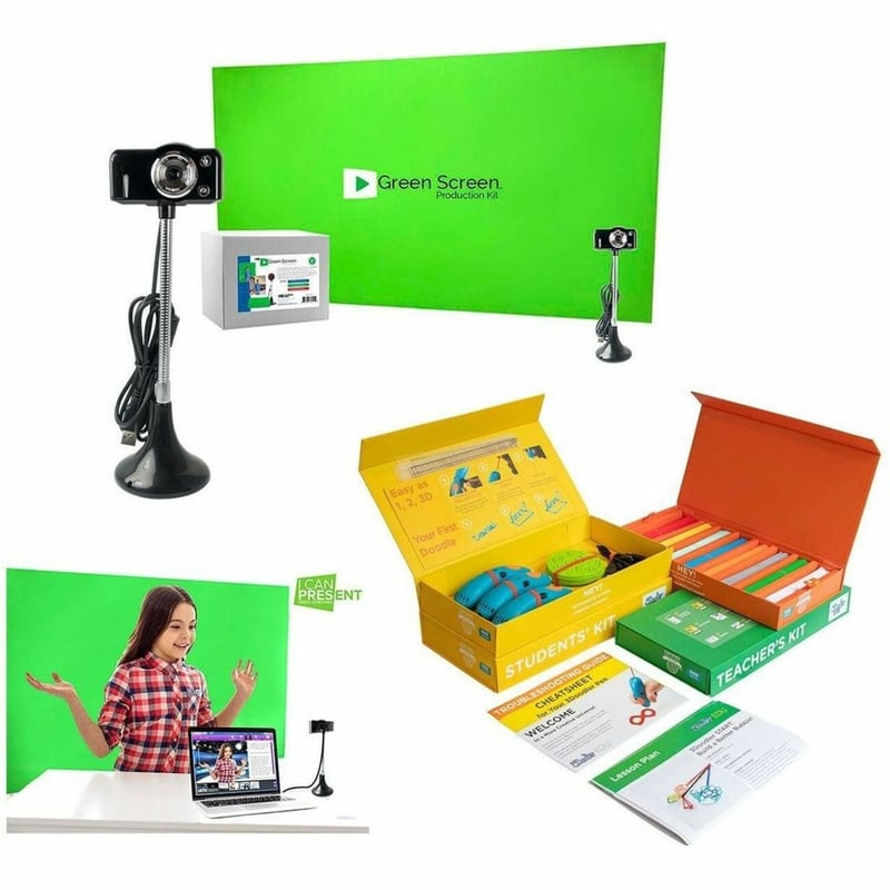 CONTENT PRODUCERS KIT 1- KIT CONTAINS 1 , 3DOODLER 8SPSHALFED, 1 GRN-KIT - Thumbnail 1