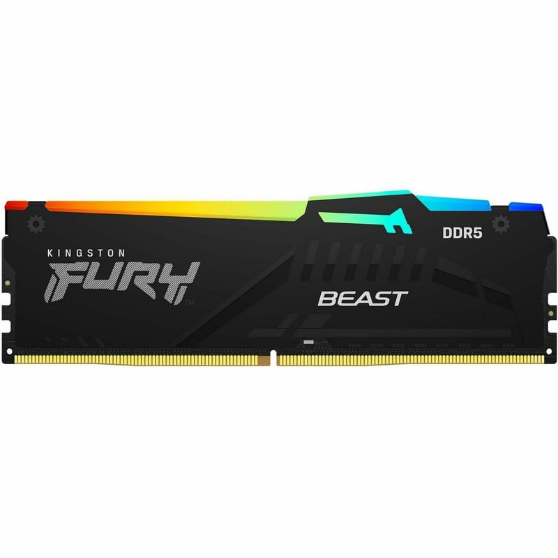 32GB 6000MT/S DDR5 CL30 DIMM FURY BEAST RGB EXPO - Thumbnail 1