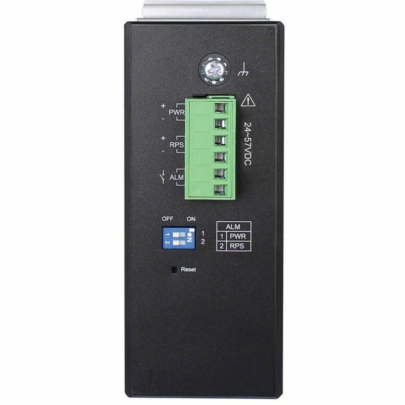 Tripp Lite by Eaton 8-Port Managed Industrial Gigabit Ethernet Switch - Layer 2, 1 Gbps, PoE+ 30W, 4 GbE SFP Ports, -40 to 75C, DIN Mount - TAA Compliant - Thumbnail 3