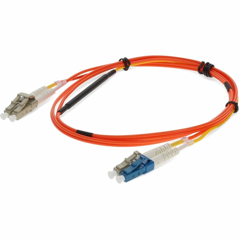 AddOn 5m LC (Male) to LC (Male) Orange OM2 & OS1 Duplex Fiber Mode Conditioning Cable - Thumbnail 1