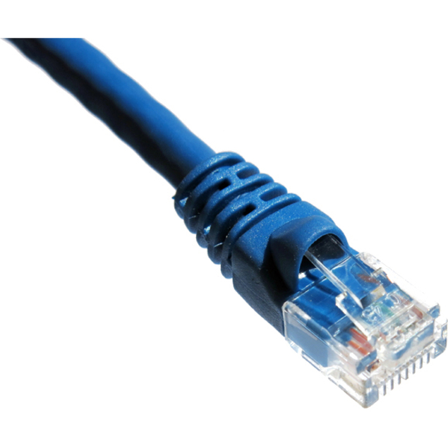 Axiom 2FT CAT6 550mhz Patch Cable Molded Boot (Blue) - Thumbnail 2