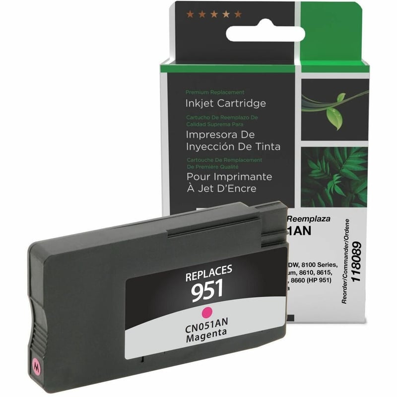 Clover Imaging Remanufactured Magenta Ink Cartridge for HP 951 (CN051AN) - Thumbnail 1