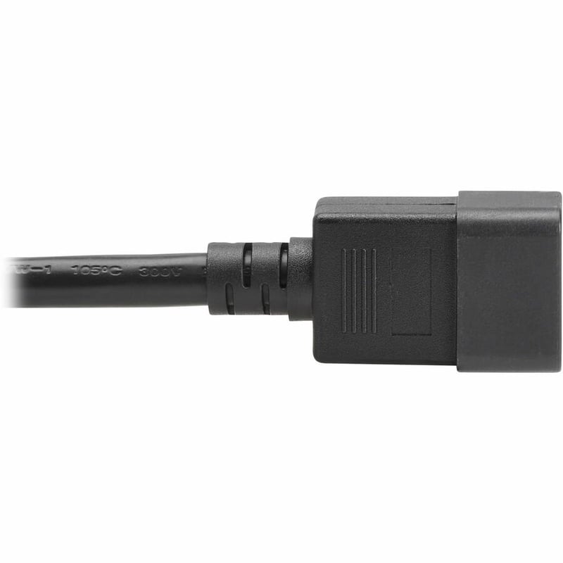 POWER CORD C20 C21 HEAVY-DUTY 20A 250V 12 AWG 5FT BLACK - Thumbnail 5