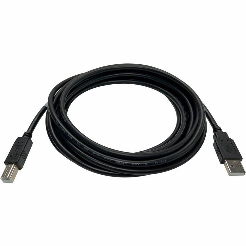 USB 2.0 CABLE TYPE A/B M/M 6FT