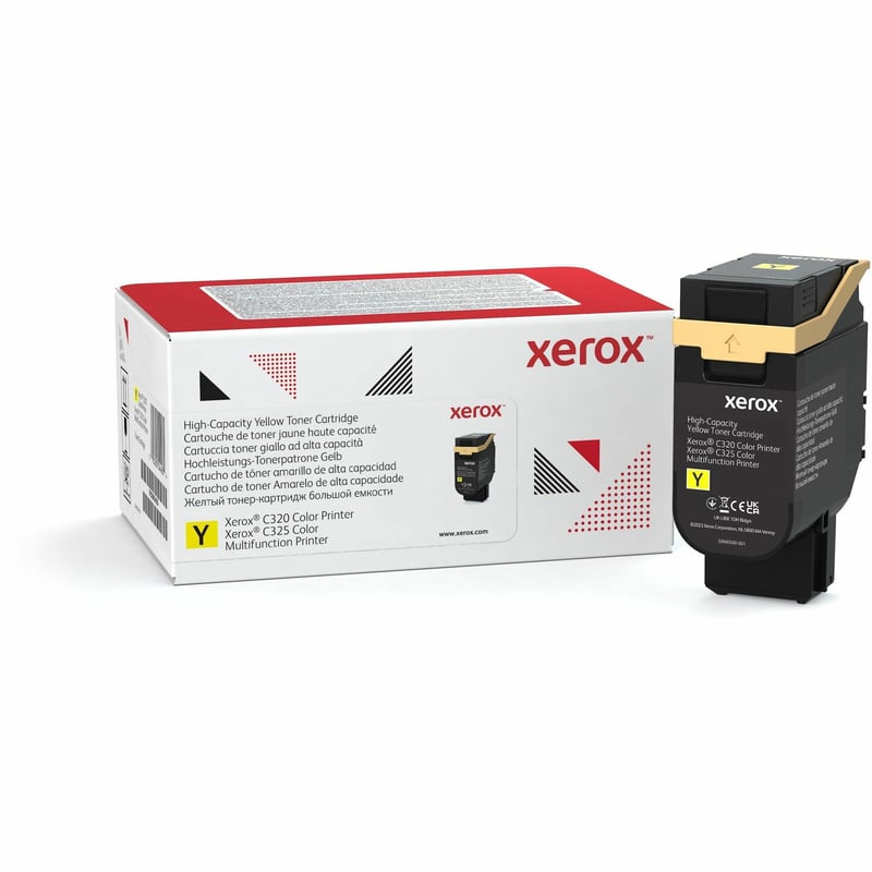 XEROX YELLOW HIGH CAP TONER XEROX C325 CLR PRINTER USE RETURN