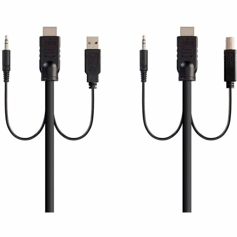 MONOPRICE SWITCH SERIES HDMI USB 3.5MM AUDIO COMBO CABLE FOR KVM SWITCHES 10FT - Thumbnail 2