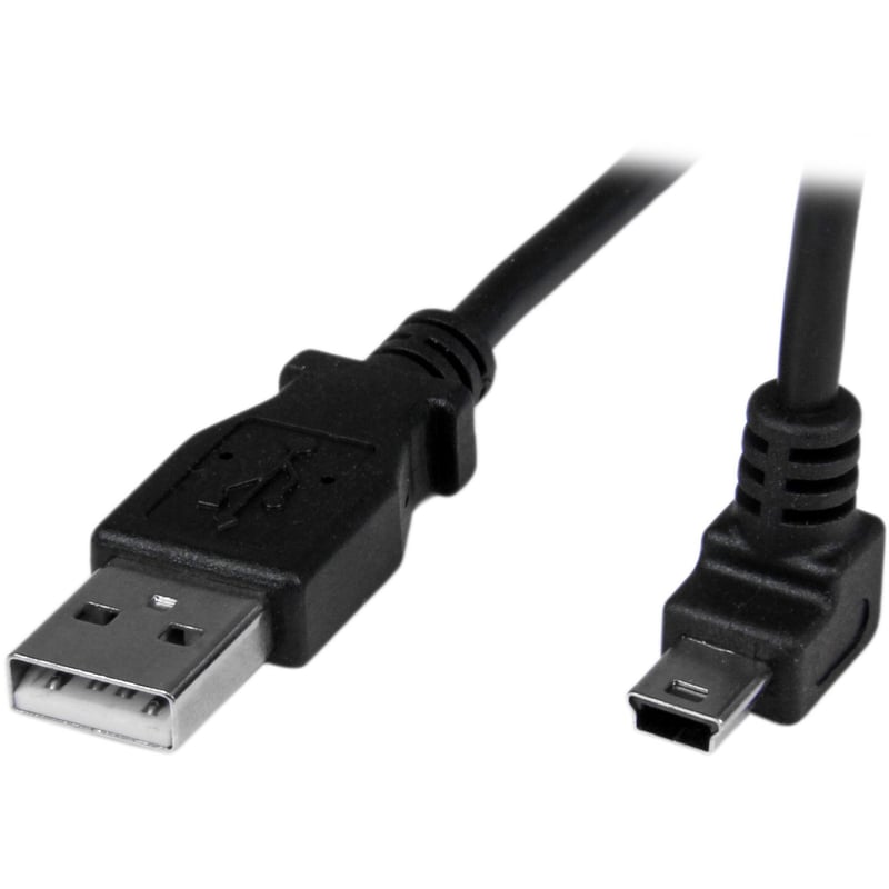 StarTech.com 1m Mini USB Cable - A to Up Angle Mini B - Thumbnail 1