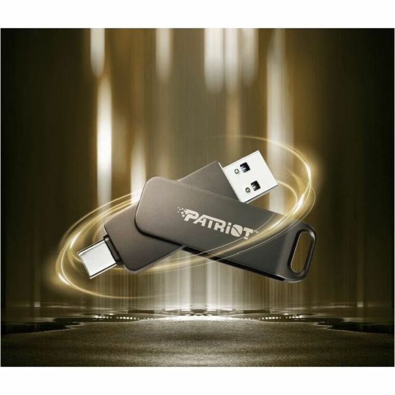 PATRIOT RAGE R550 64GB USB 3.2 GEN 1 SWING TYPE-A+C DARK SHADOW - Thumbnail 5