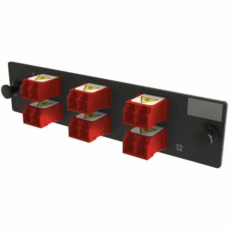 ADPT PANEL OFP 6 KEYED LC DX 12F RED MOQ 1