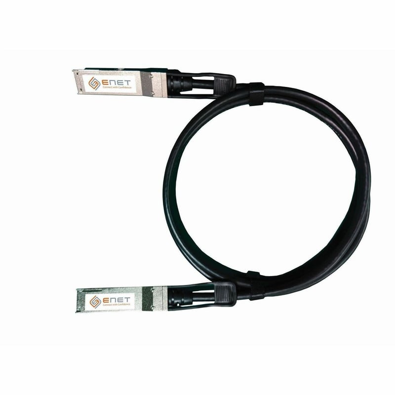 NVIDIA Mellanox MCP1650-V002E26 Compatible TAA Compliant 200GBASE-DAC QSFP56 InfiniBand Direct Attach Copper Cable 2m (6.56 ft) LSZH 26AWG