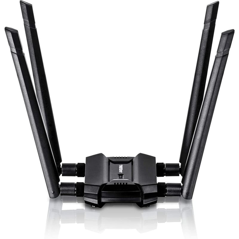 TRENDnet AC1900 High Power Dual Band Wireless USB Adapter, TEW-809UB, Stream 4K HD Video, Windows Compatible, USB 3.0 to USB Type A, Black - Thumbnail 4