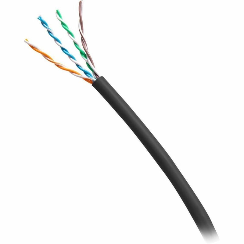 C2G BULK CAT6 UTP CMR TAA BLACK C2G 1000FT CAT6 ETHERNET CABLE CMR - Thumbnail 1